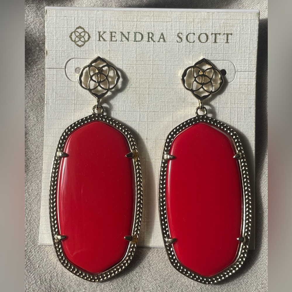 Kendra Scott Davey Earrings - repaired/custom